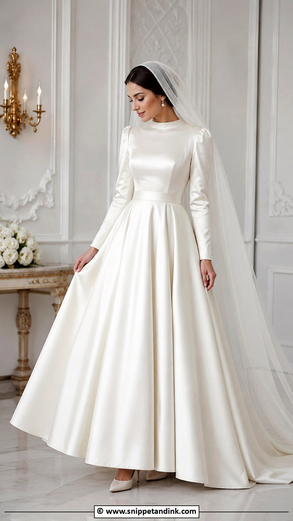Modest Wedding Dress - Snippet and Ink - 30 Cute Wedding Dress Ideas