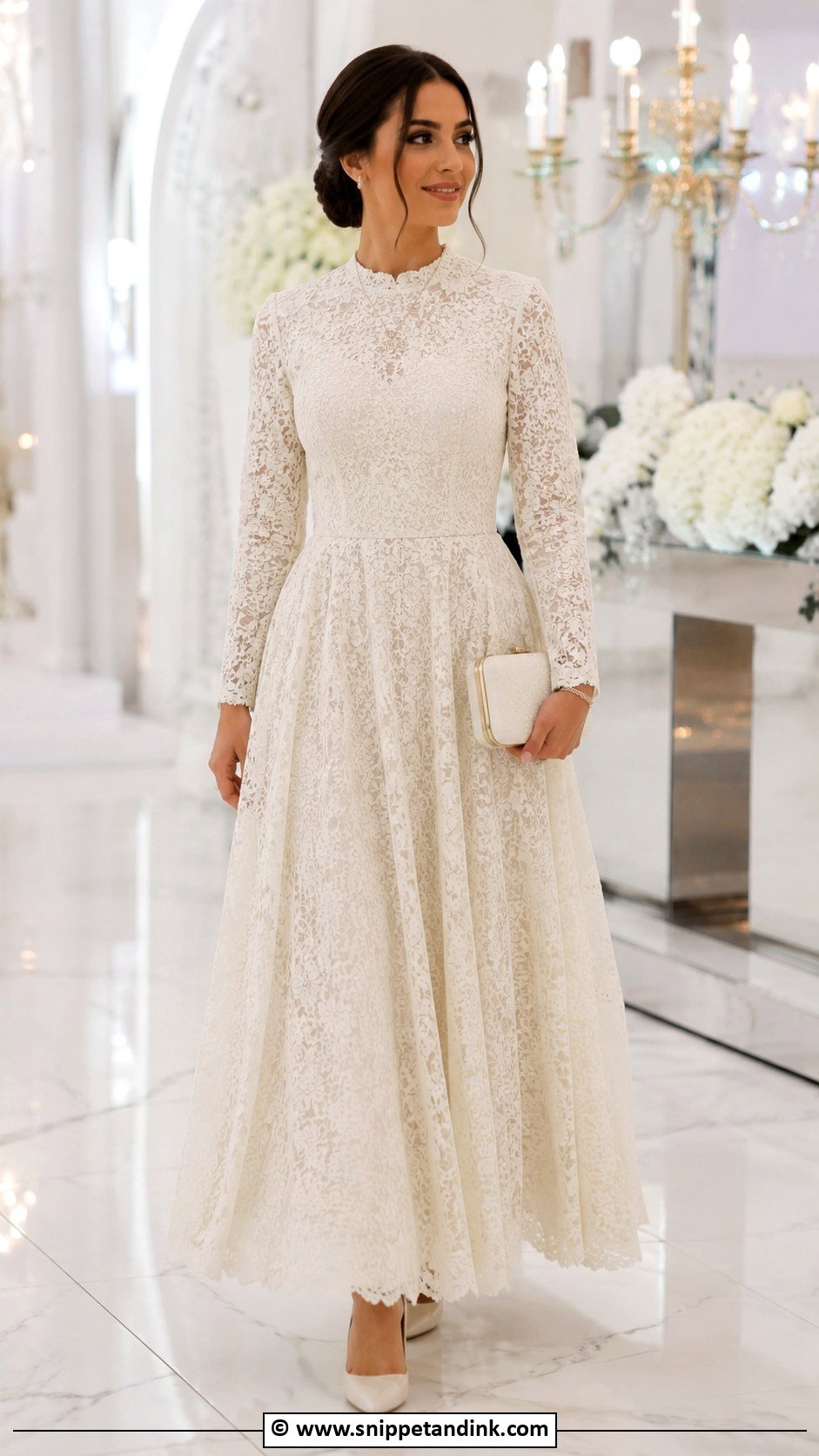 Modest Wedding Frock - Snippet and Ink - 30 Wedding Frock Designs