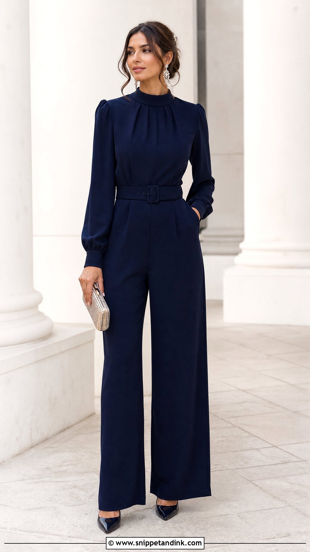 Modest Wedding Guest Jumpsuit - Snippet and Ink - 25 Modest Wedding Ideas