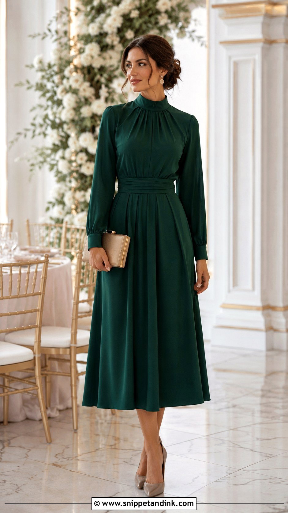 Modest Wedding Guest Outfit - Snippet and Ink - 30 Wedding Clothes Ideas