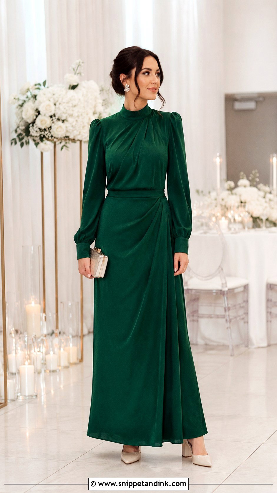 Modest Wedding Guest Outfit - Snippet and Ink - 25 Trending Wedding Outfits