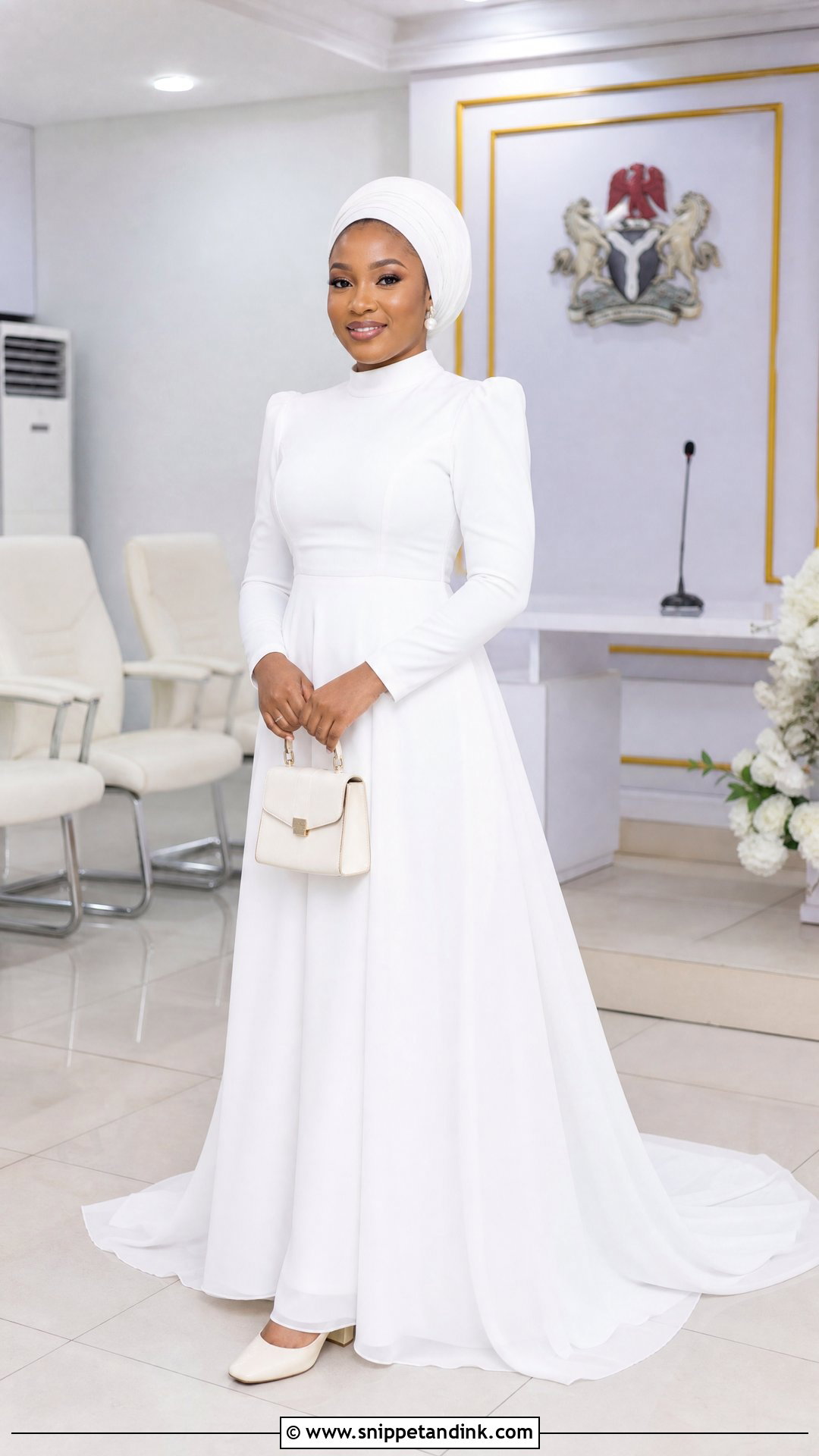 Modest White Maxi Registry Dress - Snippet and Ink - 20 Registry Dress Nigeria Ideas
