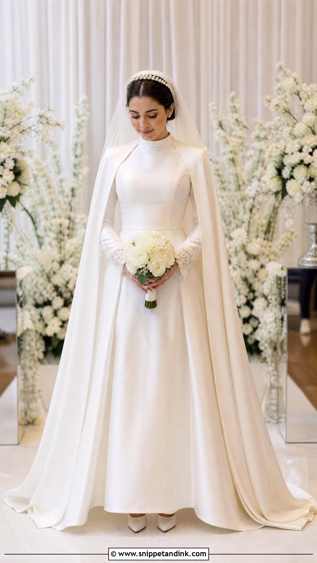 Modest Winter Bride Dress - Snippet and Ink - 20 Winter Bride Dress Ideas