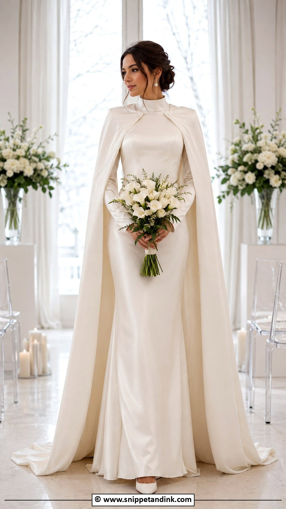 Modest Winter Wedding Dress - Snippet and Ink - 30 Modest Wedding Dress Ideas