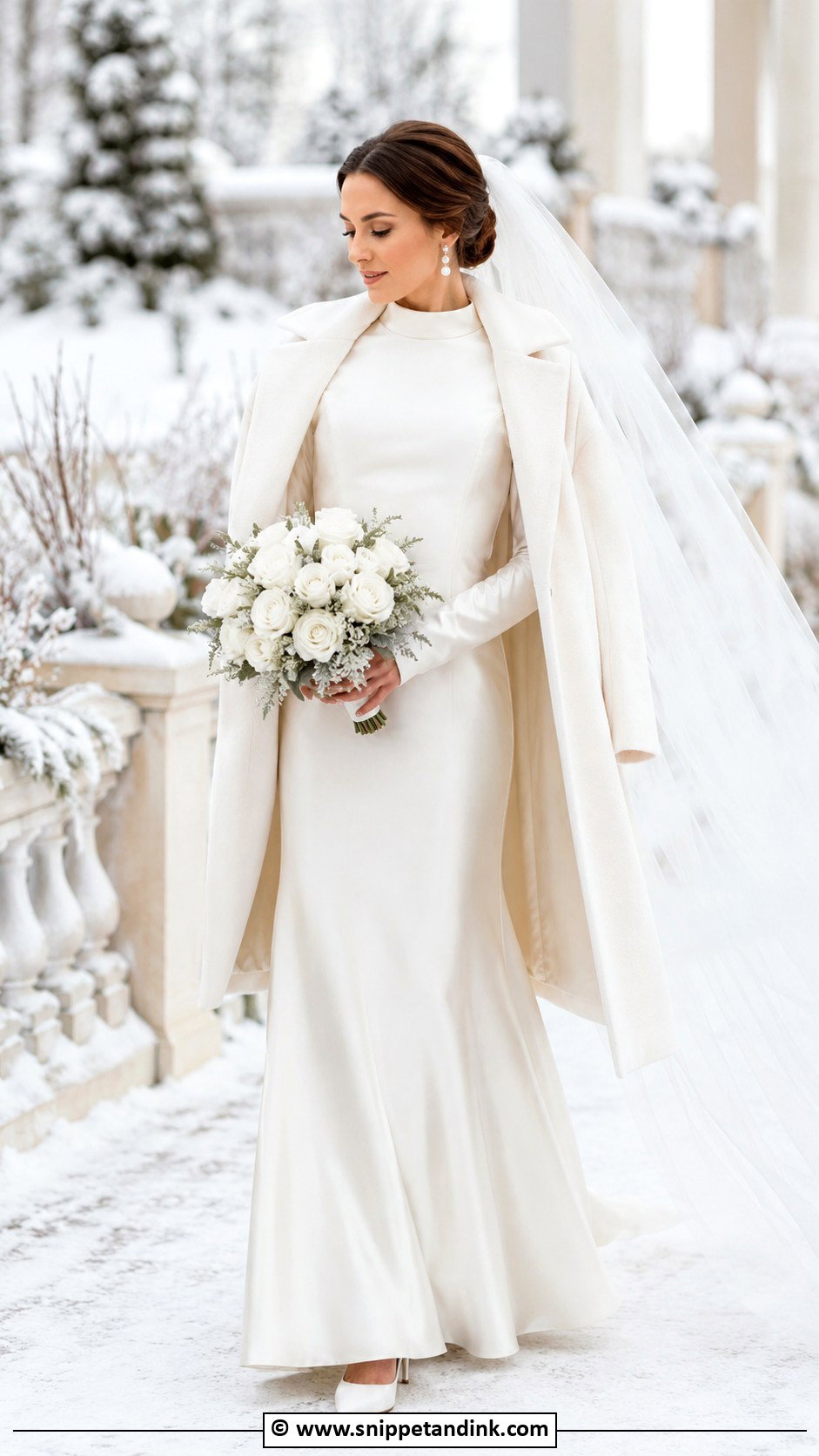 Modest Winter Wedding Dress - Snippet and Ink - 25 Elegant Modest Wedding Dresses