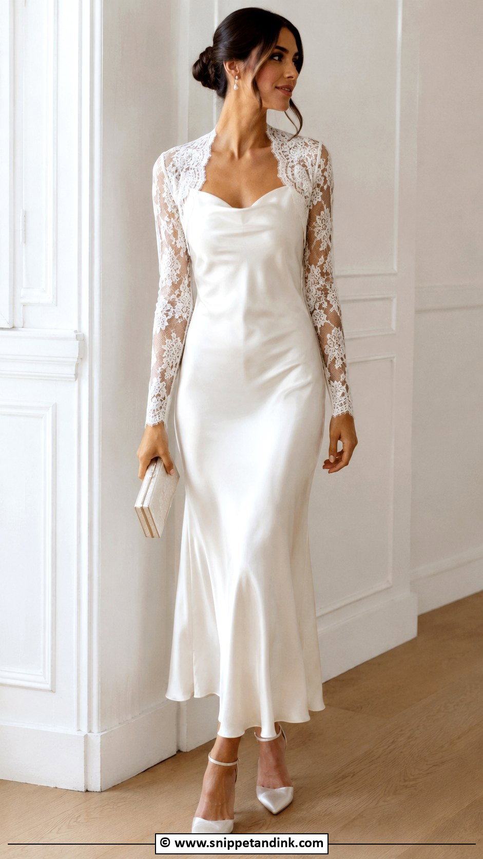 Mom Wedding Dress Bolero Outfit - Snippet and Ink - 25 Moms Wedding Dress Redone Ideas