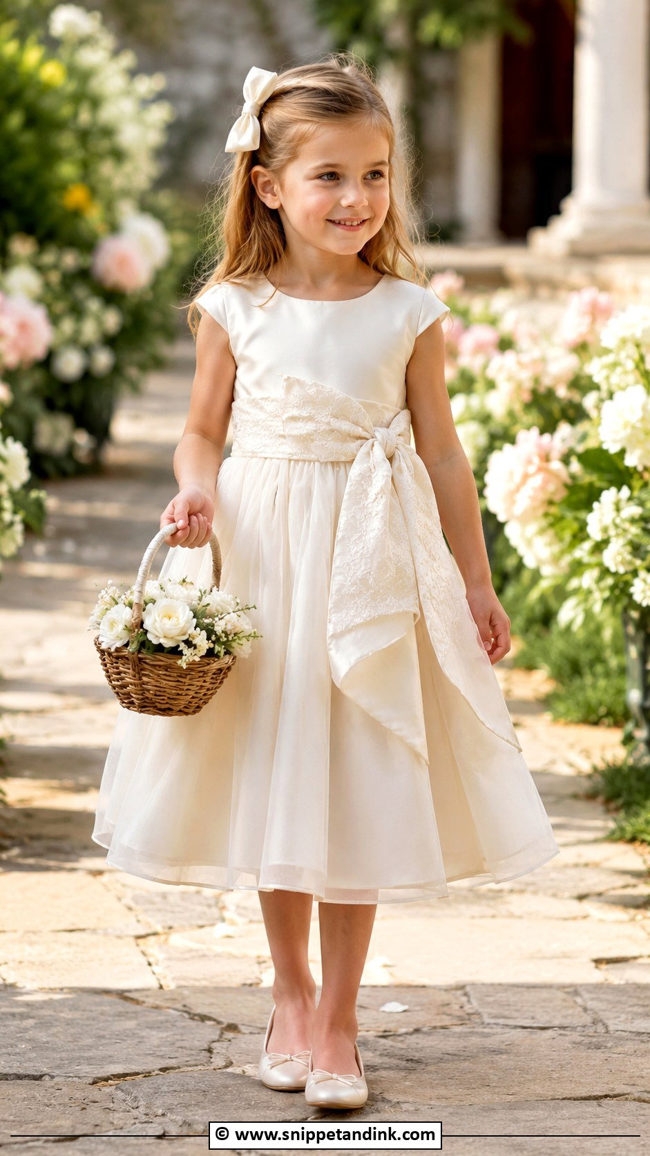 Mom Wedding Dress Flower Girl Outfit - Snippet and Ink - 25 Moms Wedding Dress Redone Ideas