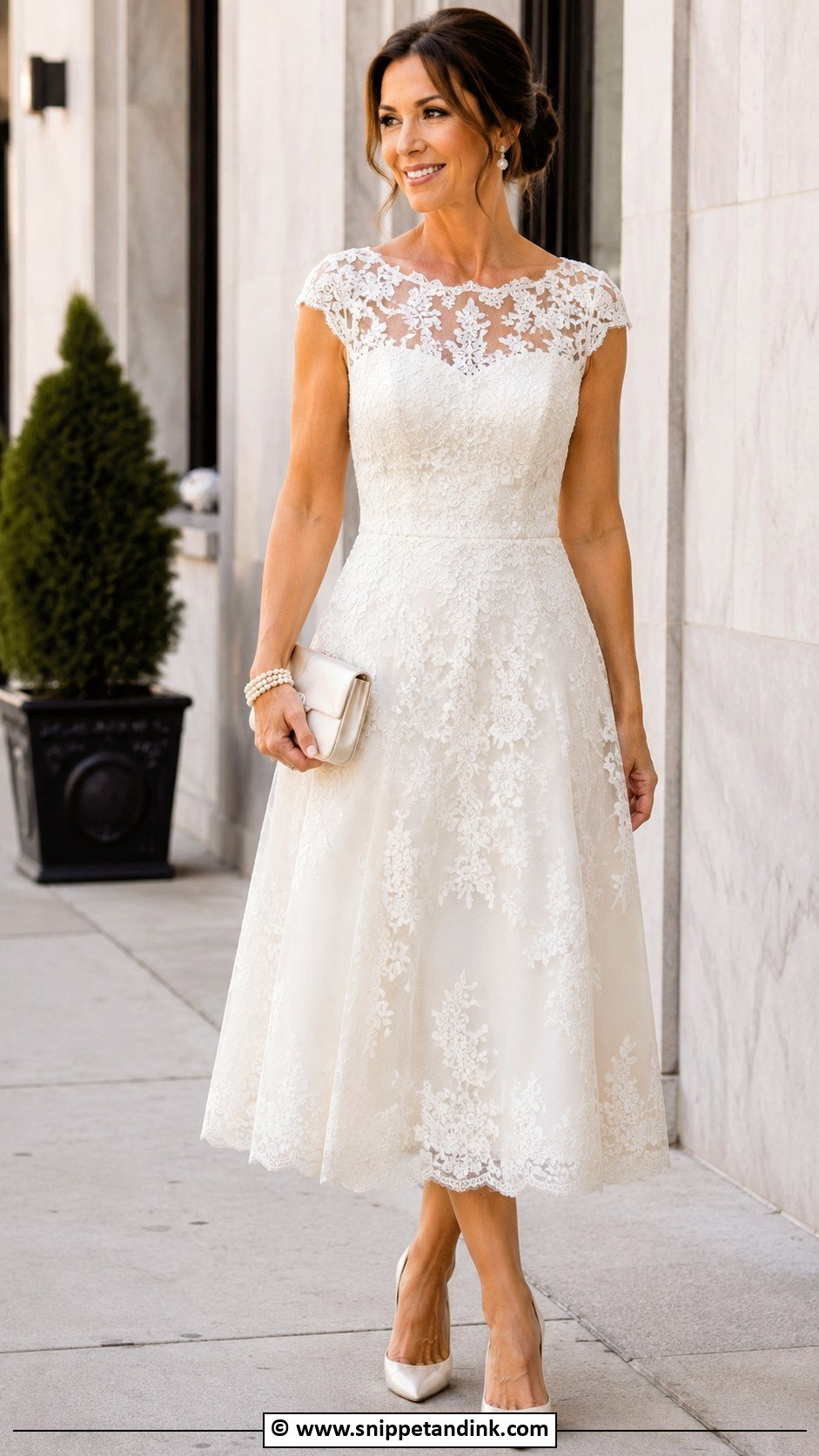 Mom Wedding Dress Midi Dress - Snippet and Ink - 25 Moms Wedding Dress Redone Ideas
