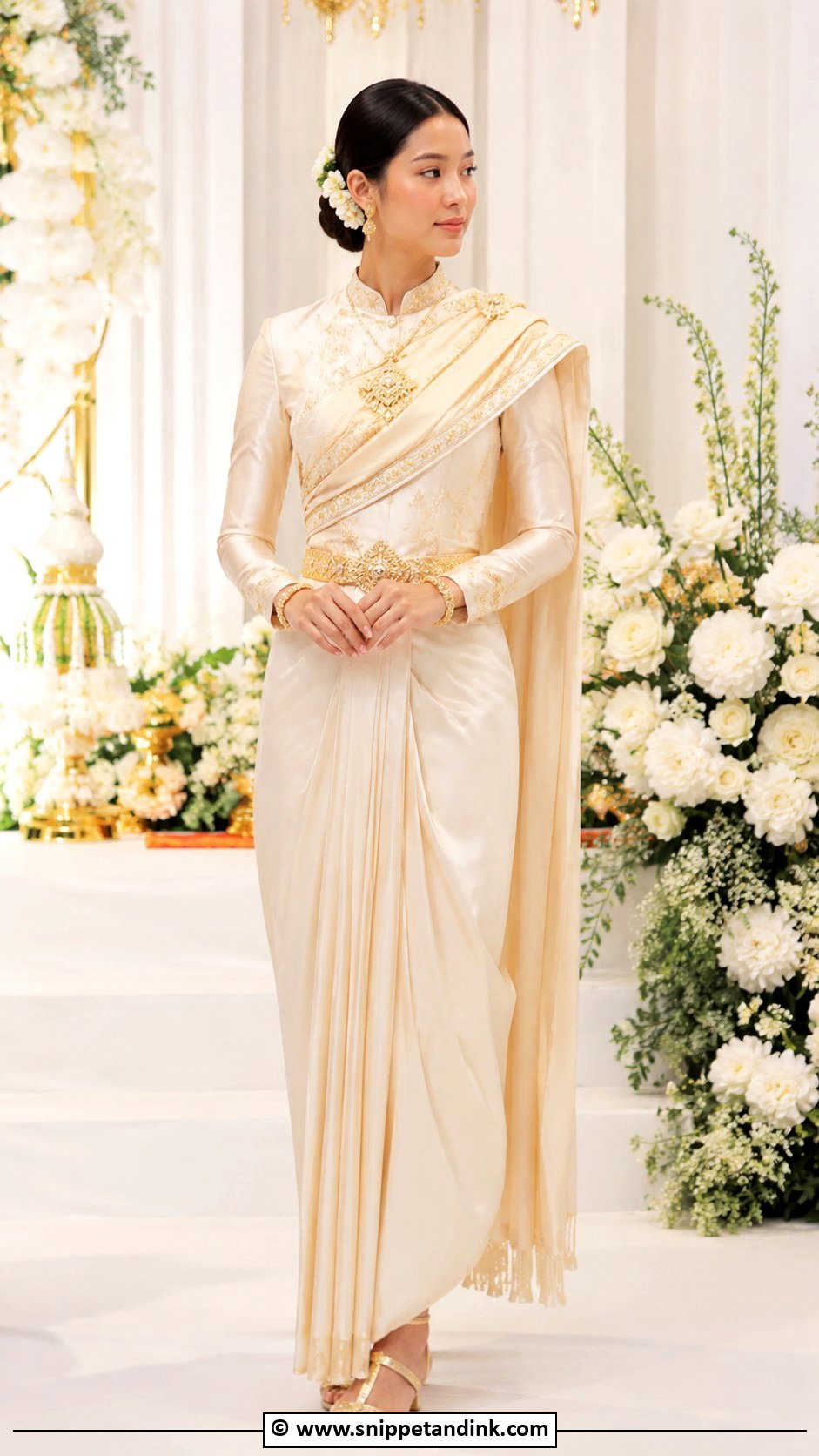 Mon Wedding Dress - Snippet and Ink - 25 Myanmar Wedding Dress Ideas