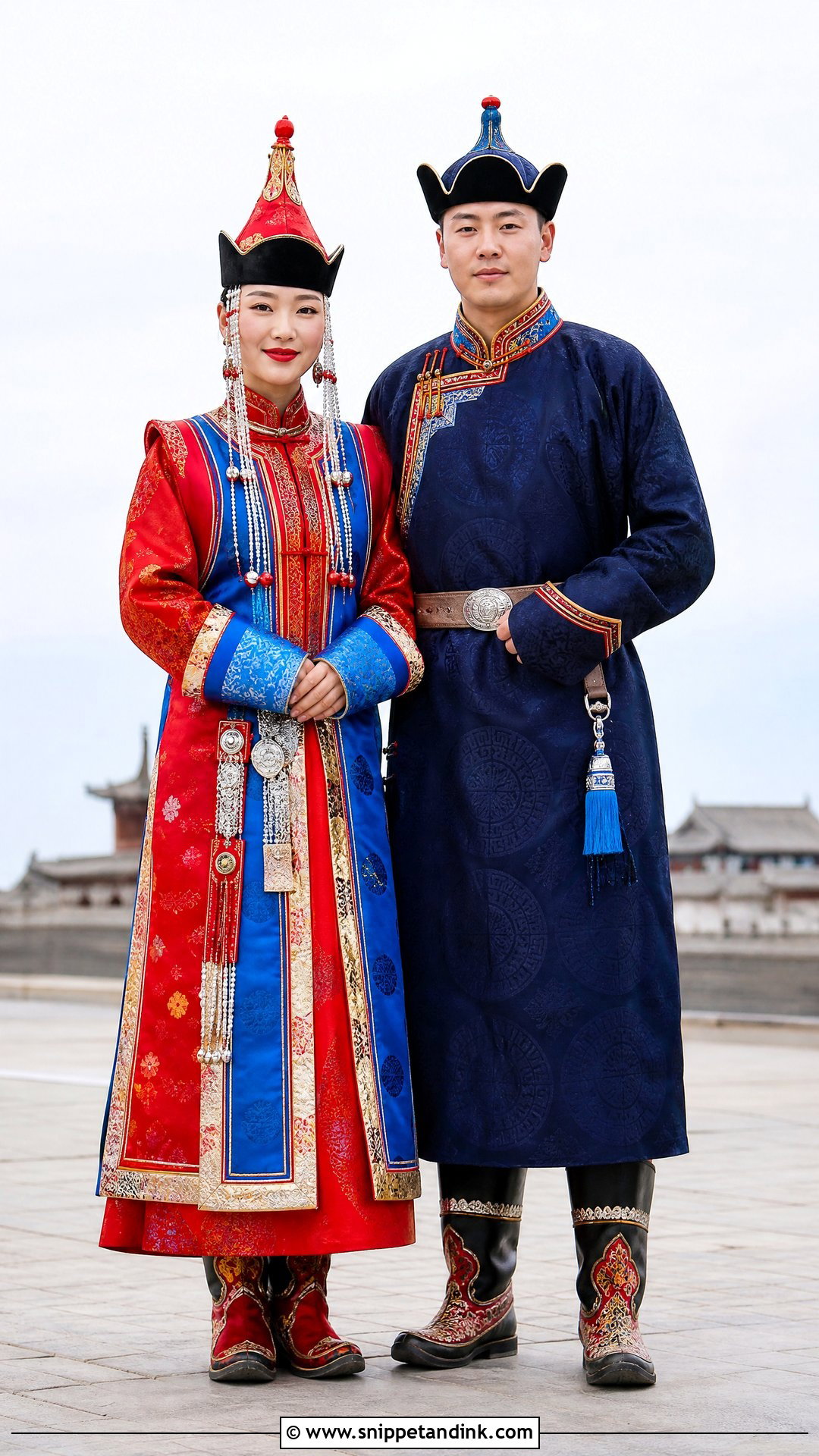 Mongolian Deel Traditional Wedding Attire - Snippet and Ink - 20 Traditional Wedding Attire for Couples Ideas