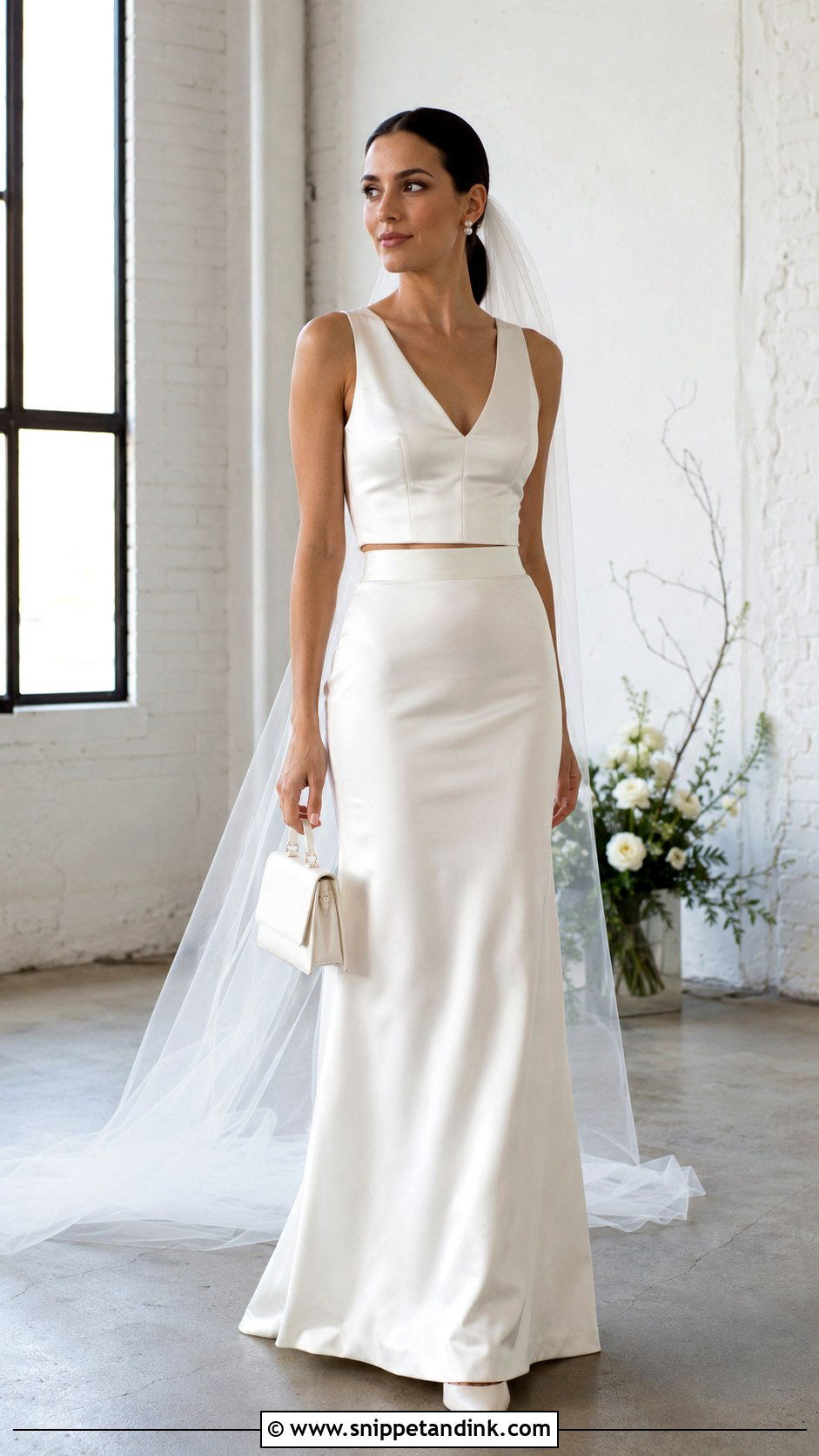 Monica Geller Bridal Separates Wedding Dress - Snippet and Ink - 20 Monica Geller Wedding Dress Ideas