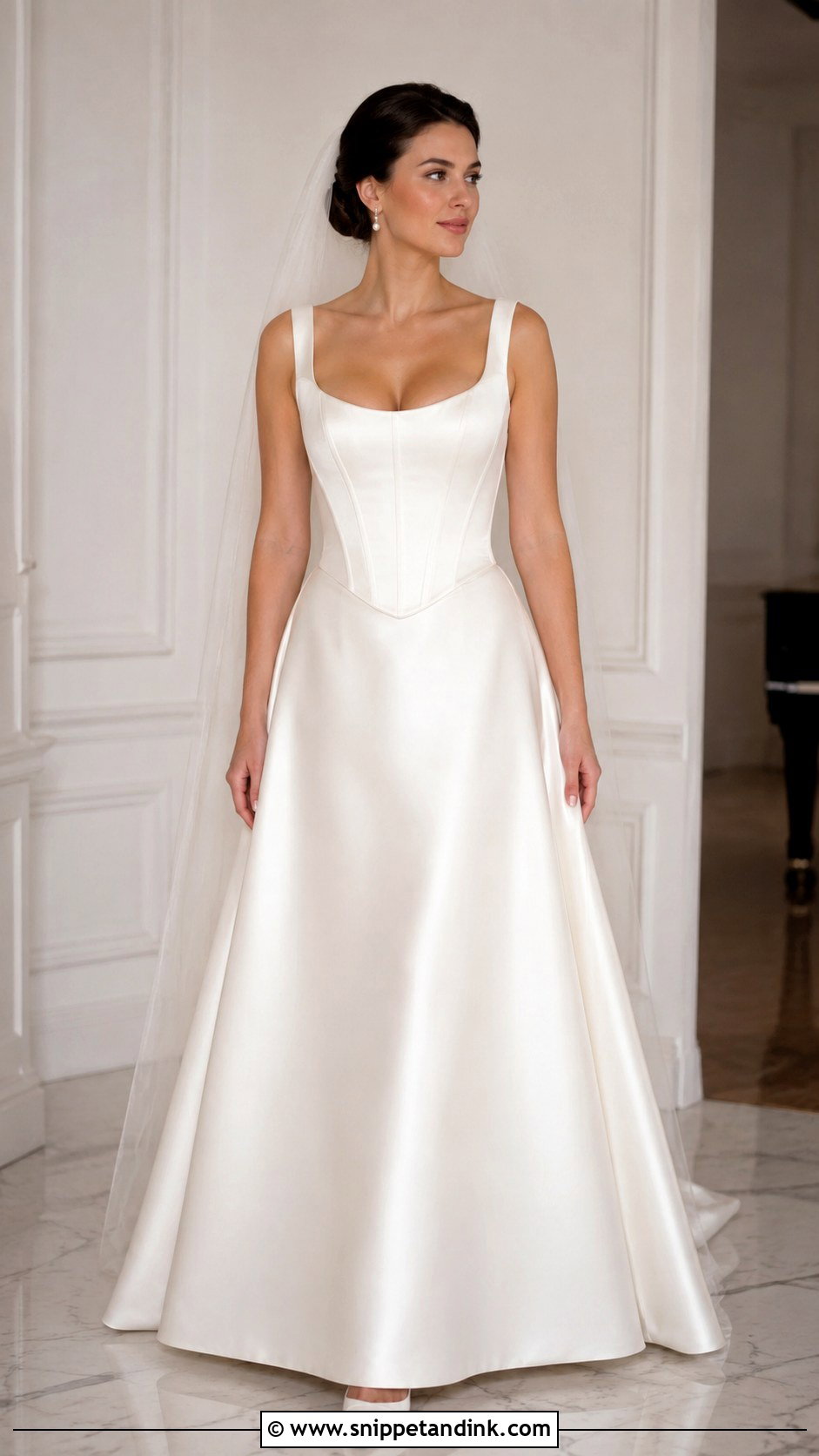 Monica Geller Corset Wedding Dress - Snippet and Ink - 20 Monica Geller Wedding Dress Ideas