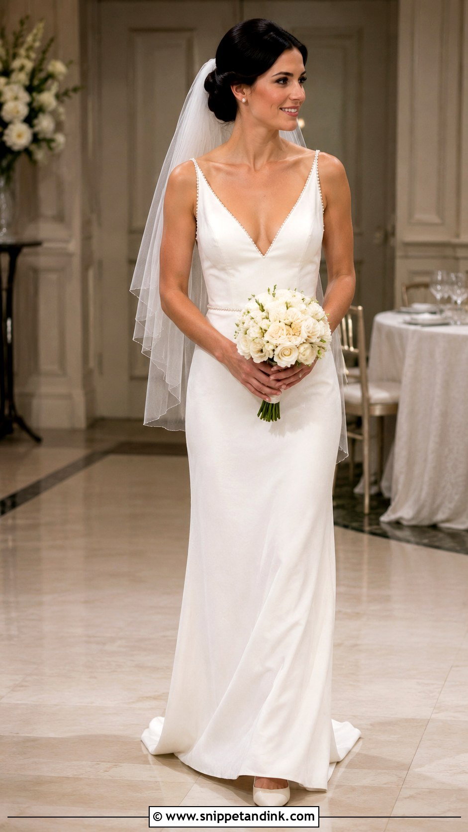 Monica Geller Pearl Wedding Dress - Snippet and Ink - 20 Monica Geller Wedding Dress Ideas