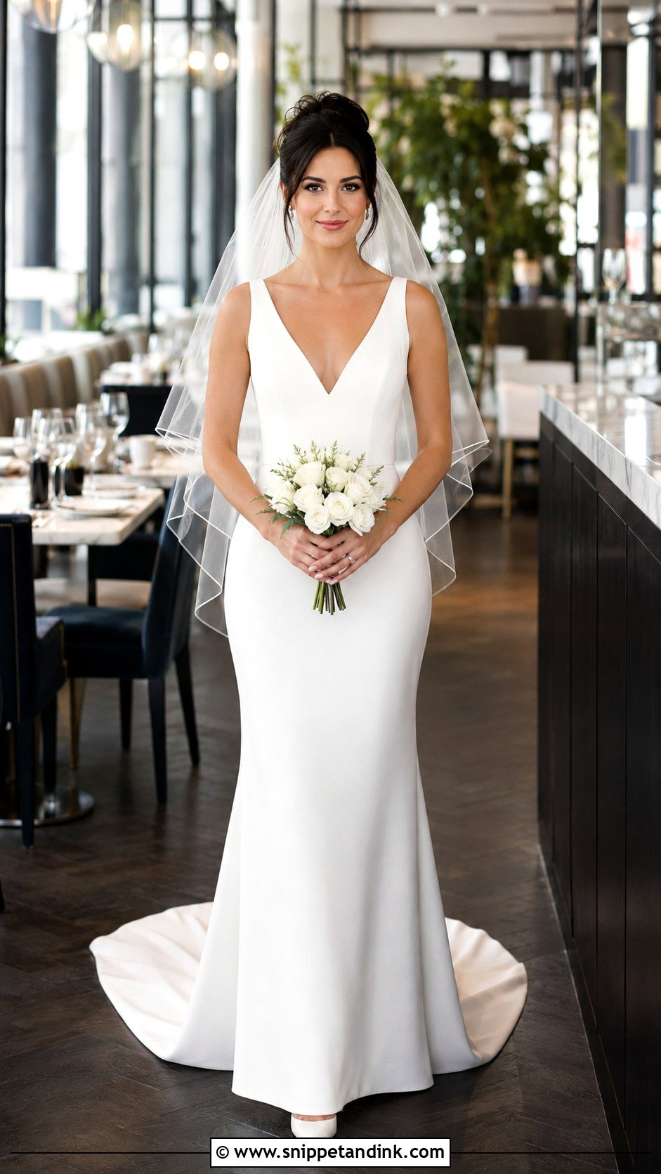 Monica Geller Petite Sheath Wedding Dress - Snippet and Ink - 20 Monica Geller Wedding Dress Ideas