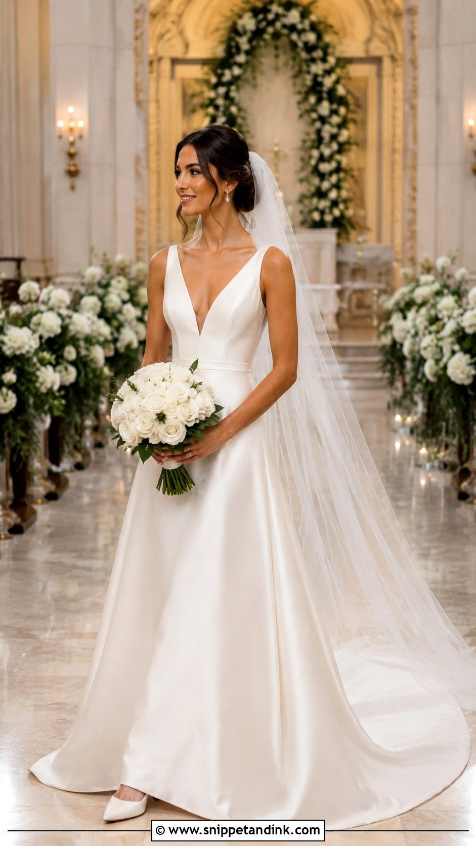 Monica Wedding Dress With Long Veil - Snippet and Ink - 20 Monica Wedding Dress Ideas
