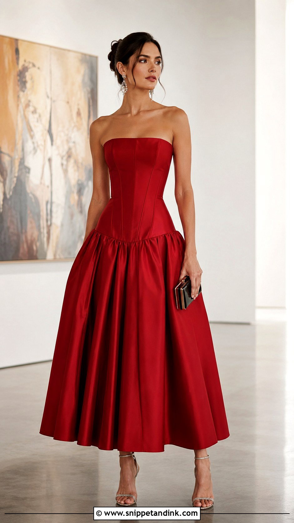 Monique Lhuillier Drop Waist Corset Gown - Snippet and Ink - 20 Monique Lhuillier Gowns