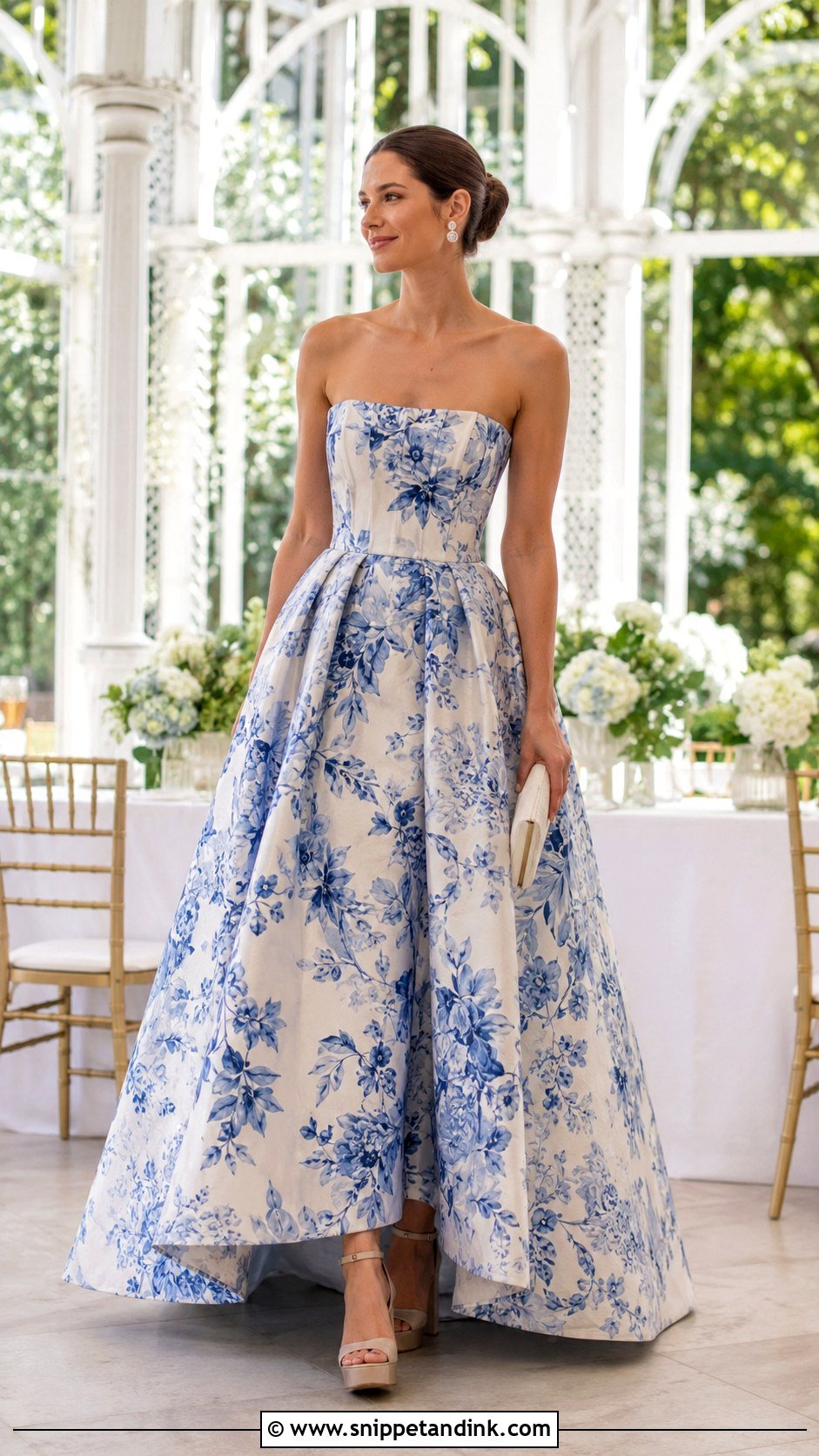 Monique Lhuillier Floral Gazar Ball Gown - Snippet and Ink - 20 Monique Lhuillier Gowns