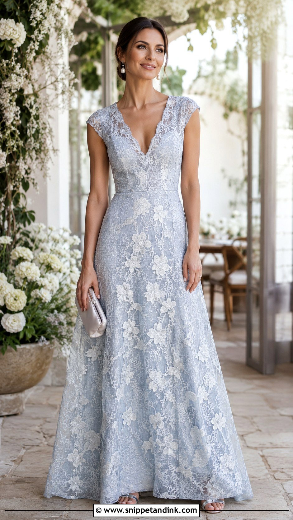Monique Lhuillier Floral Lace Gown - Snippet and Ink - 20 Monique Lhuillier Gowns