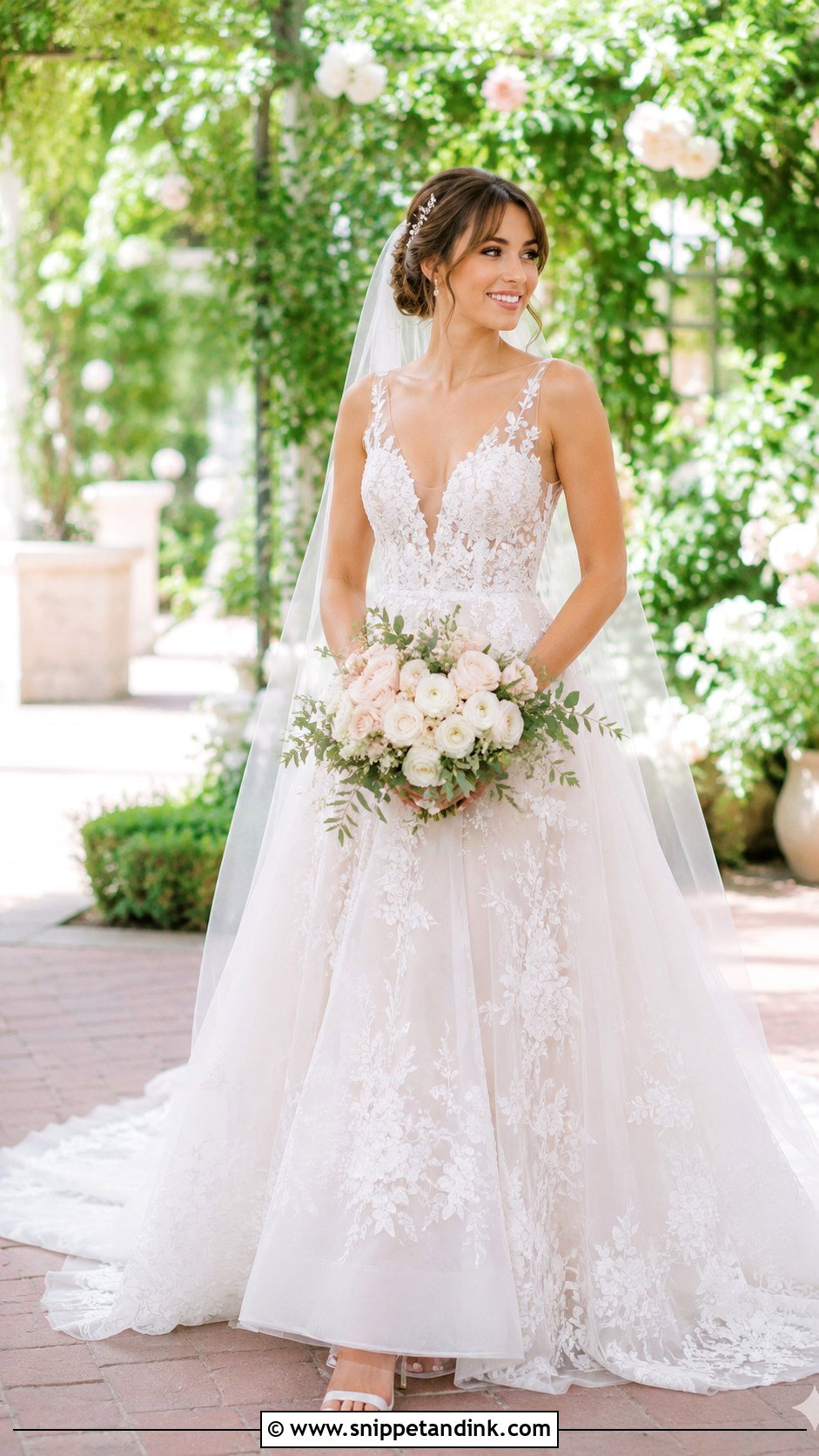 Monique Lhuillier Wedding Gown Brand - Snippet and Ink - 25 Wedding Gown Brand Ideas
