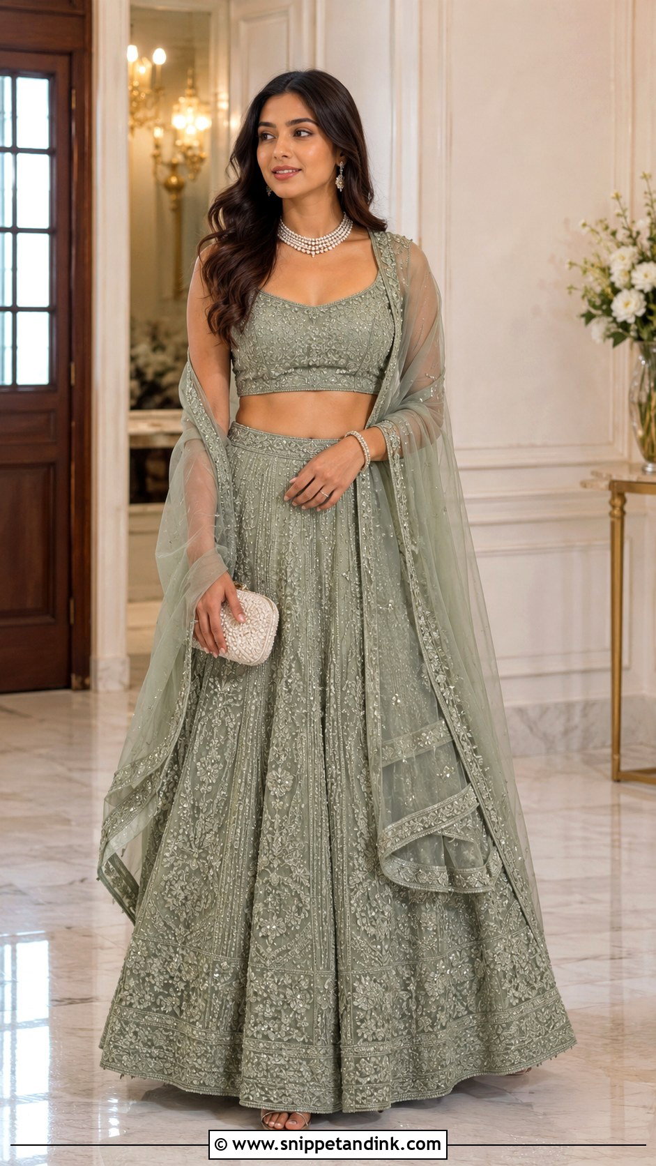 Monochrome Lehenga For Bride Sister - Snippet and Ink - 30 Dress for Bride Sister Ideas