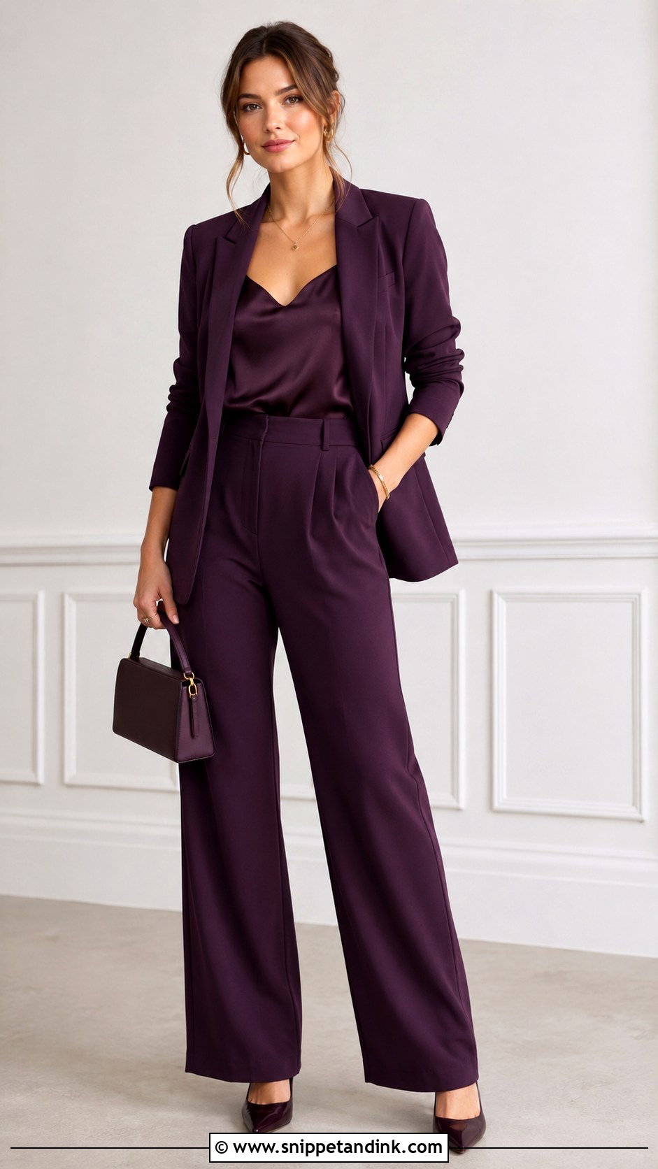 Monochrome Maid of Honor Suit - Snippet and Ink - 20 Maid of Honor Suit Ideas