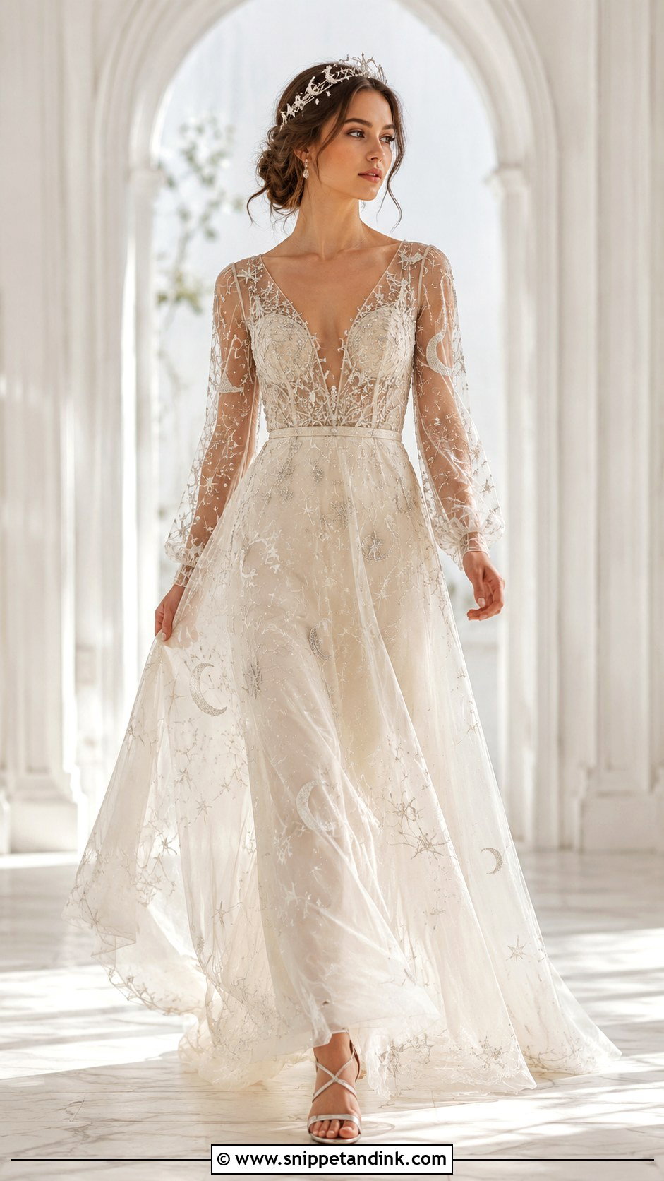 Moon And Stars Wedding Dress - Snippet and Ink - 25 Moon Wedding Dress Ideas