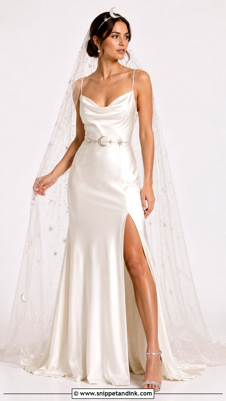 Moon Wedding Dress With Matching Accessories - Snippet and Ink - 25 Moon Wedding Dress Ideas