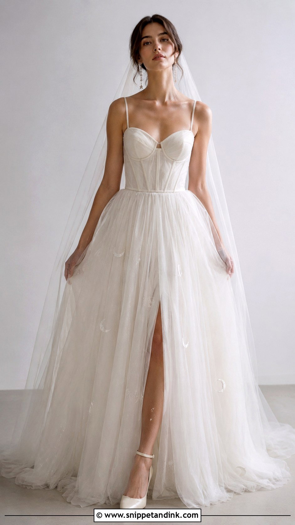 Moon Wedding Dress With Tulle Skirt - Snippet and Ink - 25 Moon Wedding Dress Ideas