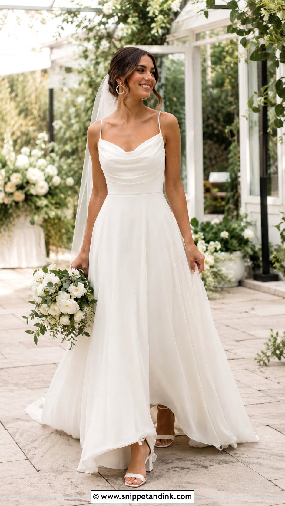 Mori Lee Chiffon A Line Wedding Dress - Snippet and Ink - 20 Mori Lee Wedding Dress Ideas