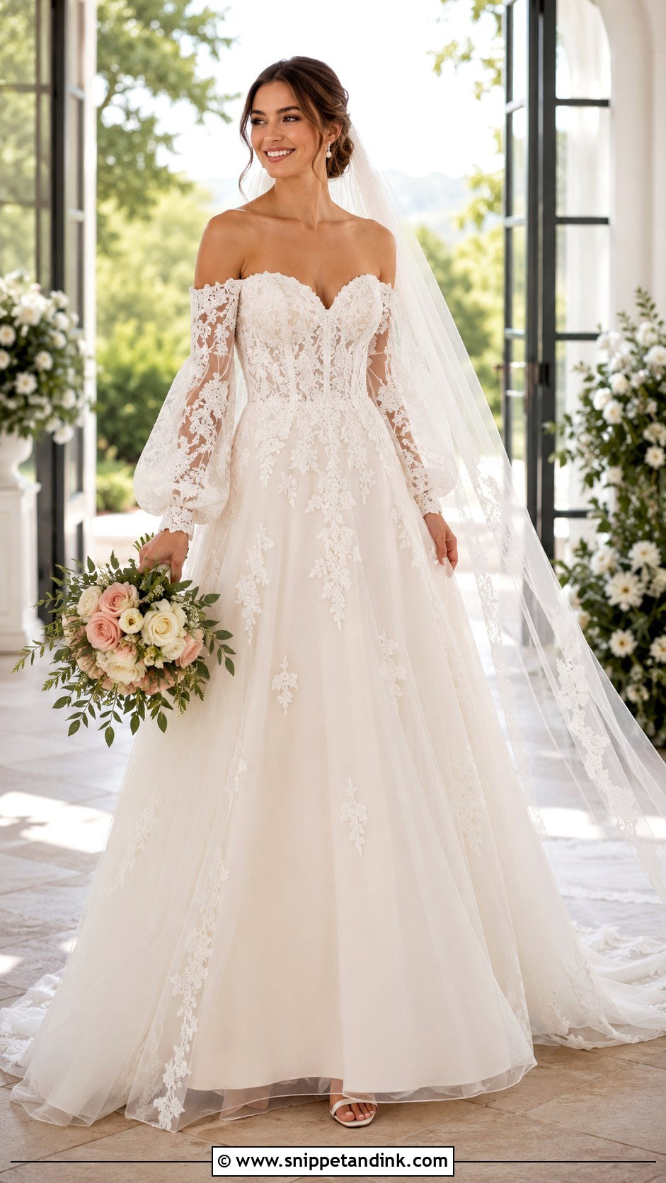 Mori Lee Detachable Sleeve Wedding Dress - Snippet and Ink - 20 Mori Lee Wedding Dress Ideas