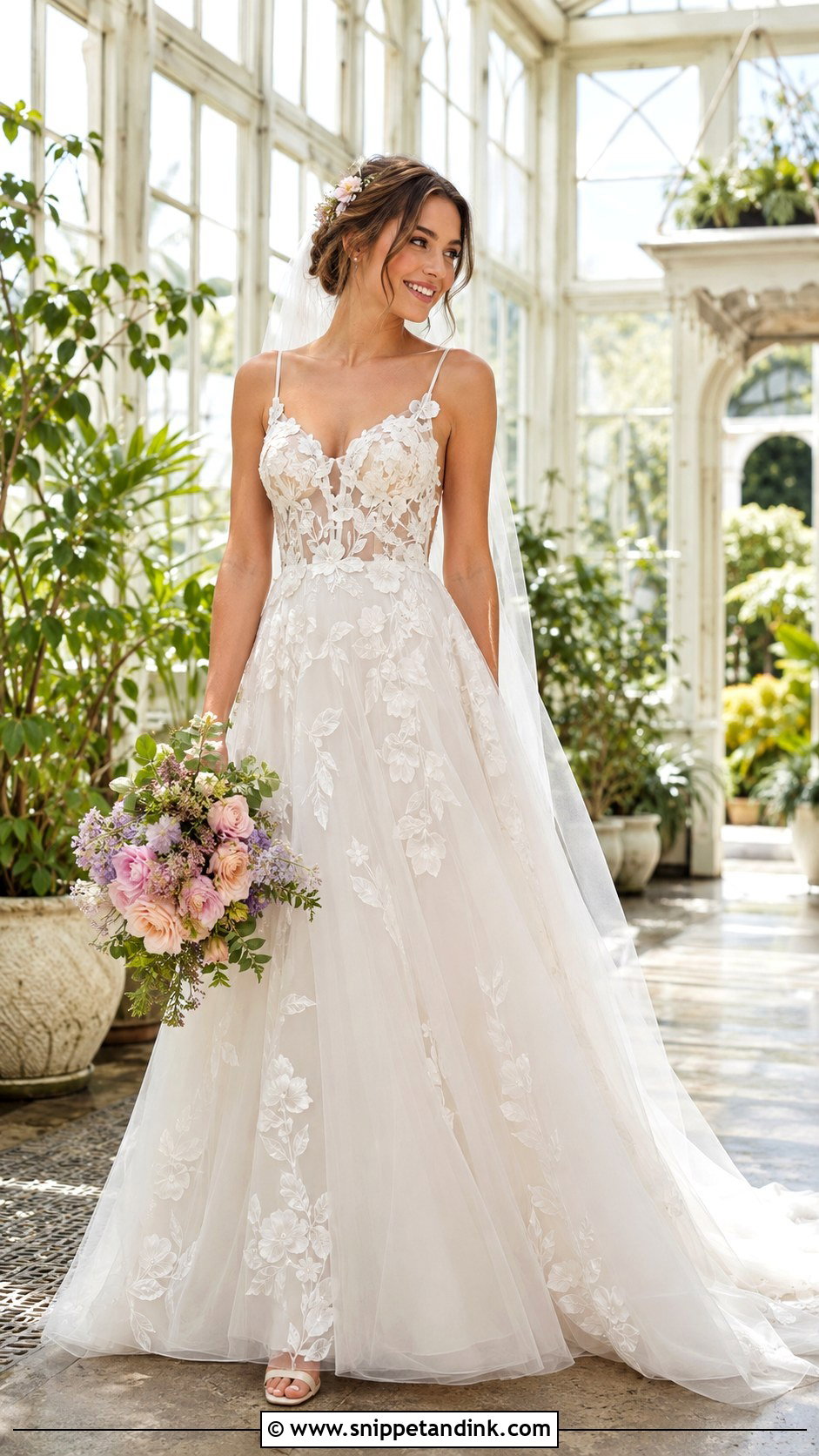 Mori Lee Floral Tulle Wedding Dress - Snippet and Ink - 20 Mori Lee Wedding Dress Ideas