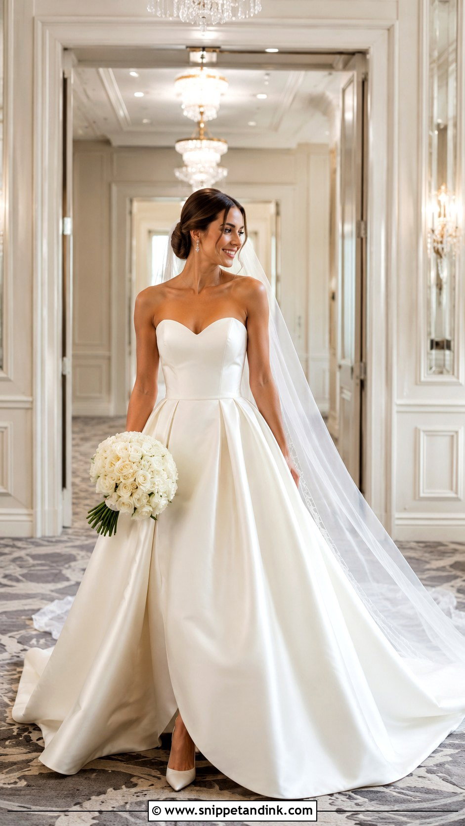 Mori Lee Satin Ball Gown Wedding Dress - Snippet and Ink - 20 Mori Lee Wedding Dress Ideas