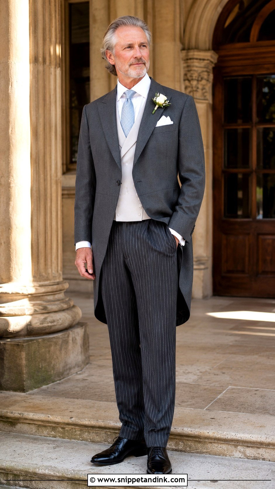 Morning Suit Father Of The Bride Outfit - Snippet and Ink - 30 Father of the Bride Outfit Ideas