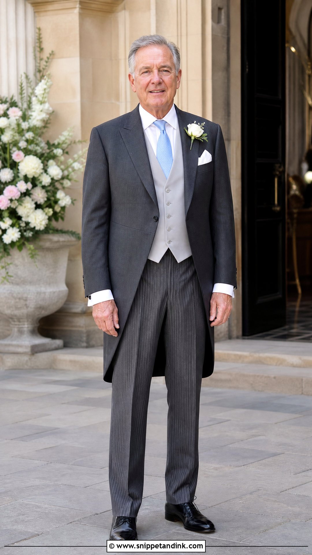 Morning Suit Father Wedding Outfit - Snippet and Ink - 20 Wedding Outfit for Father Ideas