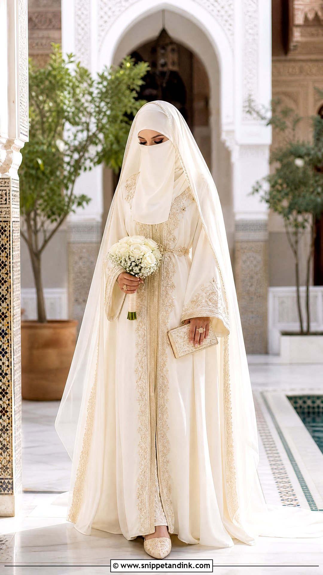 Moroccan Caftan Niqab Wedding Dress - Snippet and Ink - 25 Niqab Wedding Dress Ideas