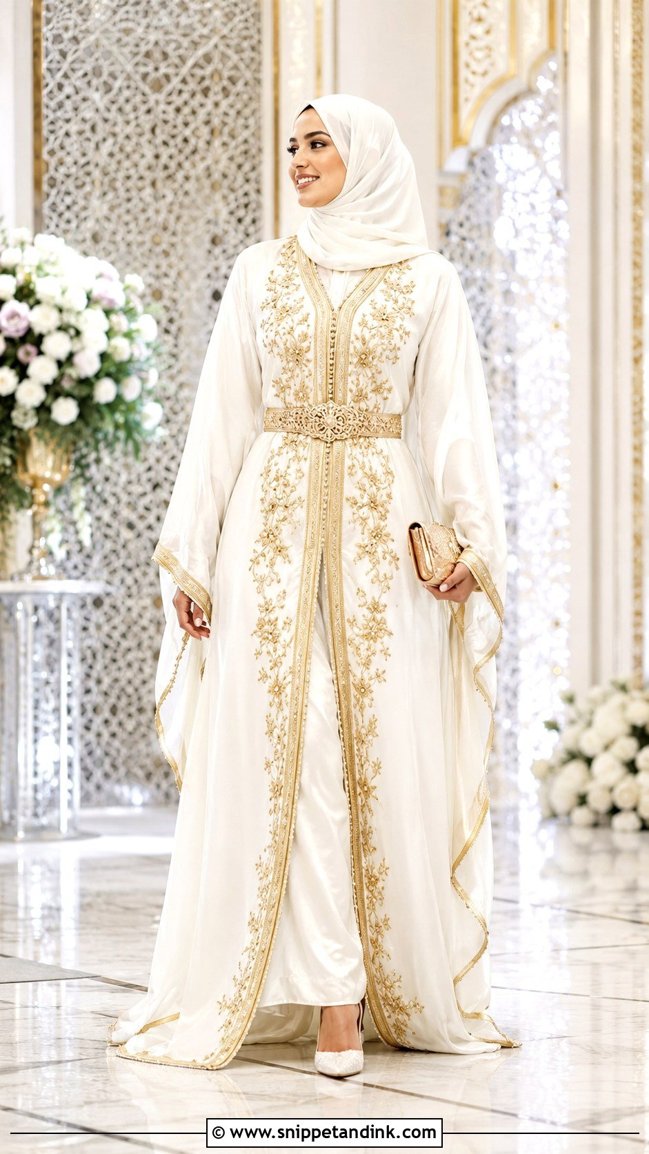 Moroccan Islamic Wedding Dress With Hijab - Snippet and Ink - 25 Islamic Wedding Dress Hijab Bride Ideas