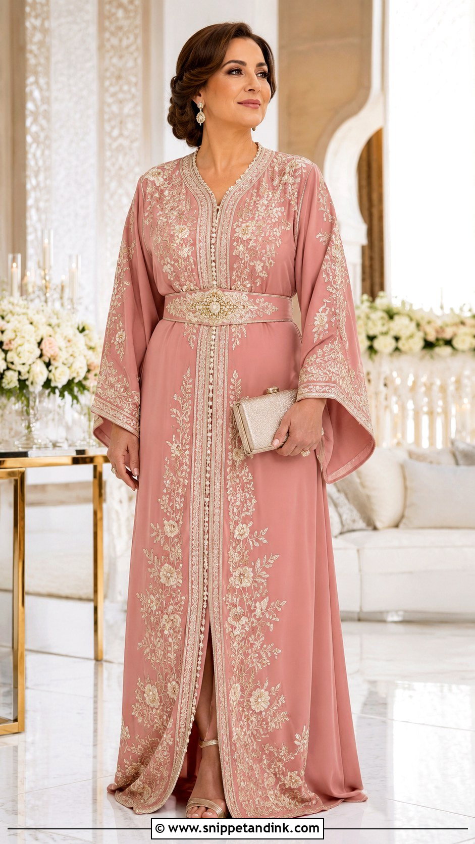 Moroccan Mother Of The Bride Caftan - Snippet and Ink - 30 Moroccan Wedding Dress Ideas