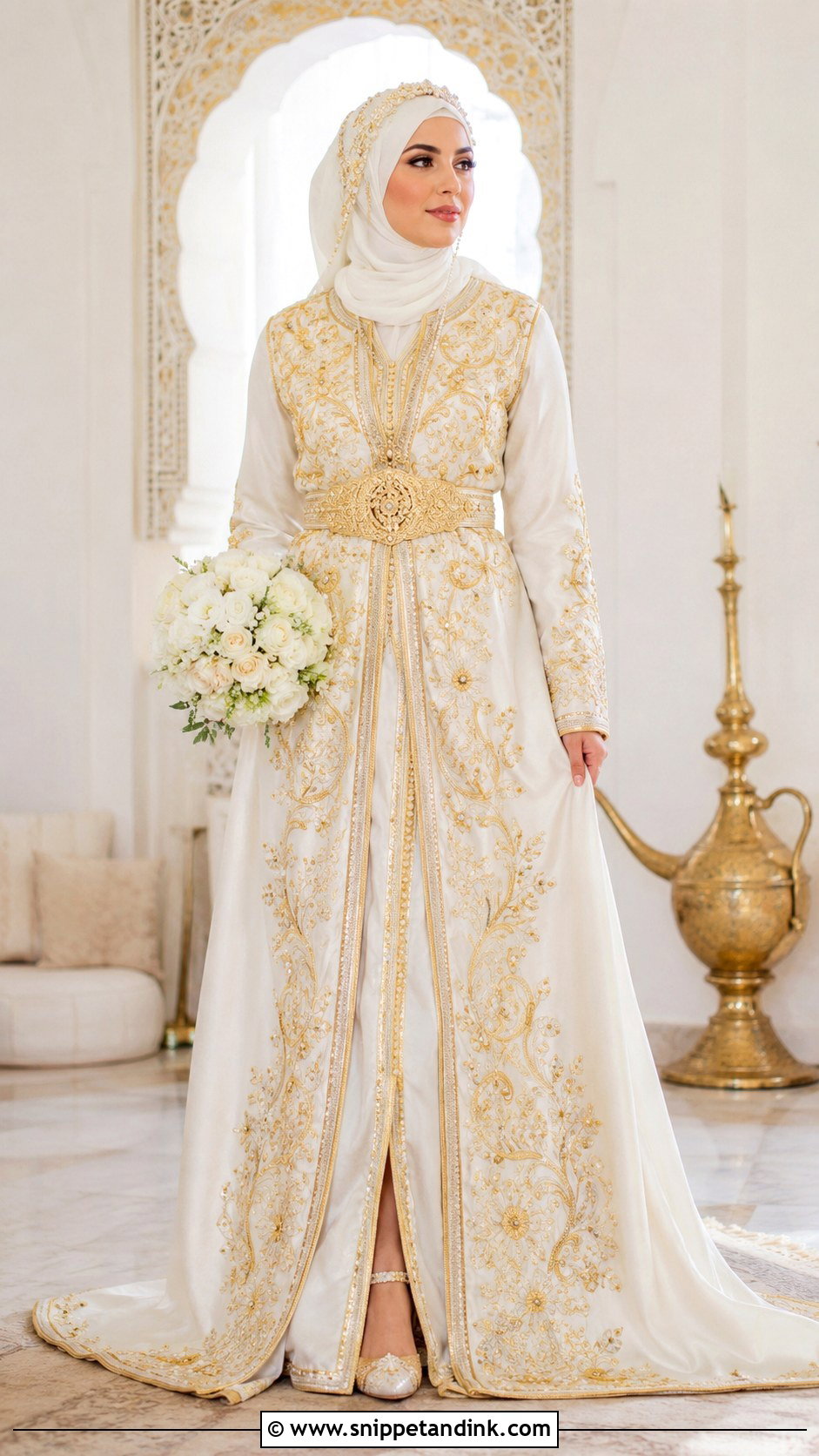 Moroccan Muslim Wedding Dress - Snippet and Ink - 30 Muslim Wedding Dress Ideas
