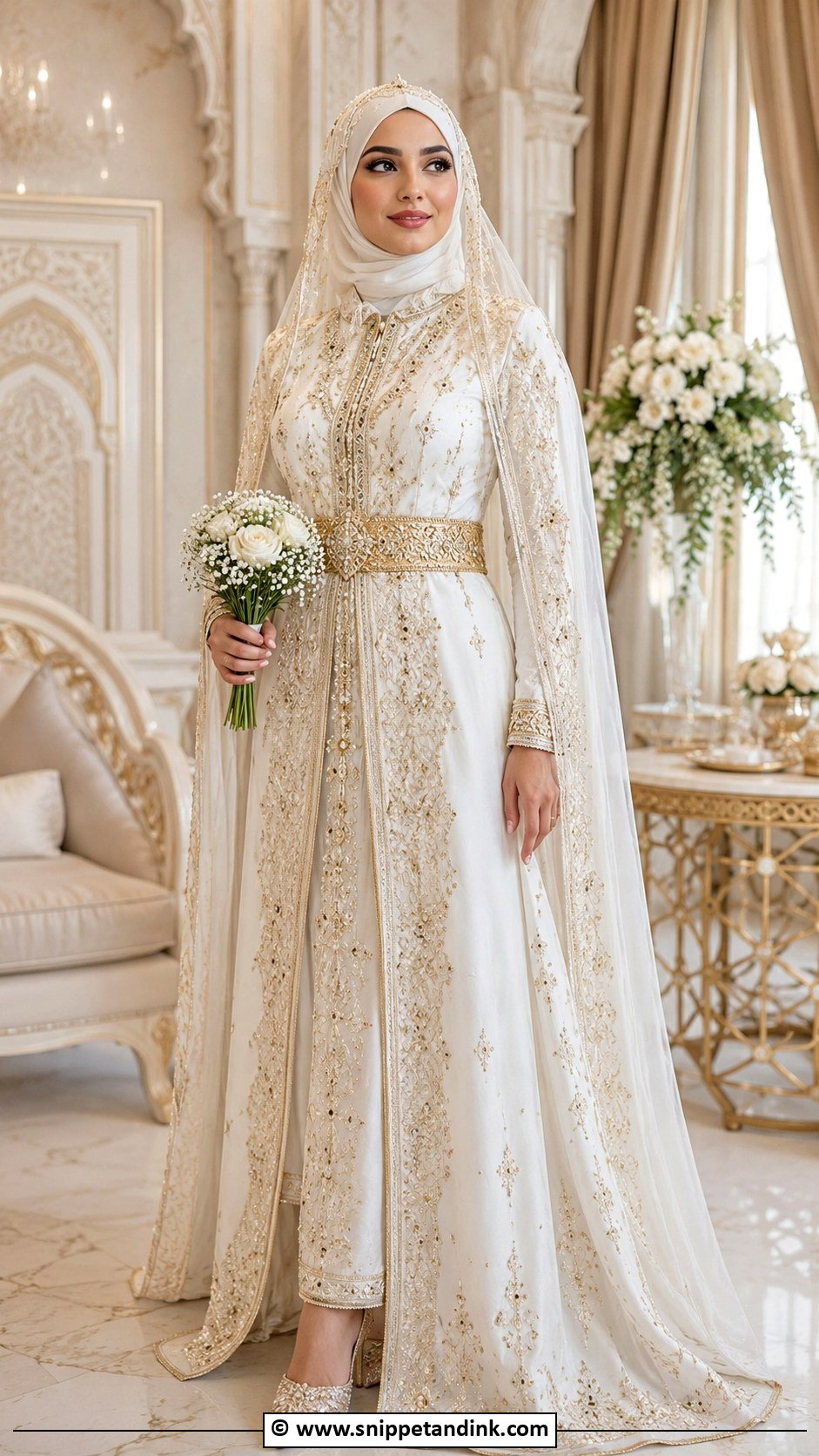 Moroccan Muslimah Wedding Dress - Snippet and Ink - 30 Muslimah Wedding Dress Ideas