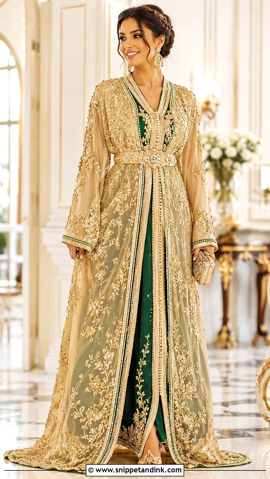 Moroccan Takchita Wedding Dress - Snippet and Ink - 25 Traditional Dresses for Wedding