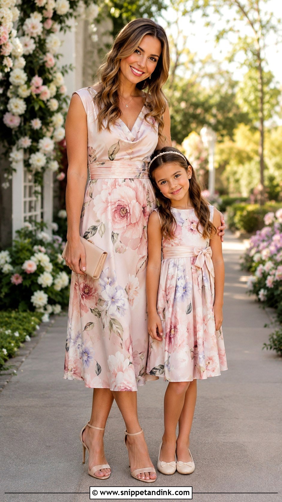 Mother And Daughter Wedding Outfit - Snippet and Ink - 25 Family Outfits for Wedding