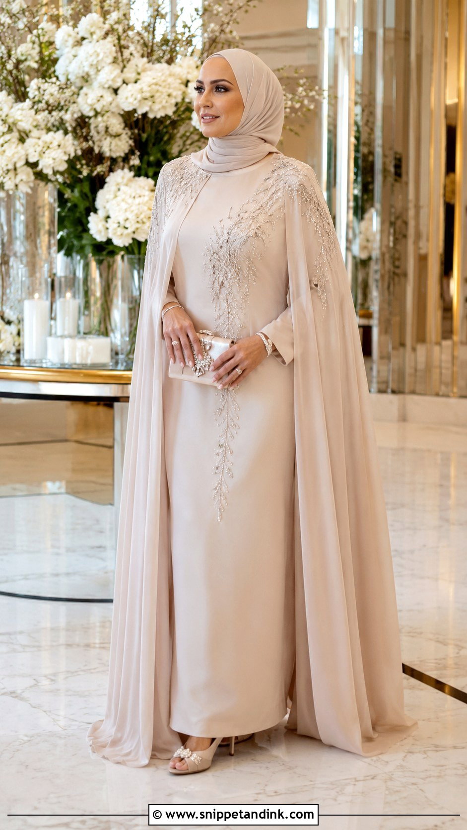 Mother Of The Bride Abaya - Snippet and Ink - 30 Wedding Abaya Ideas