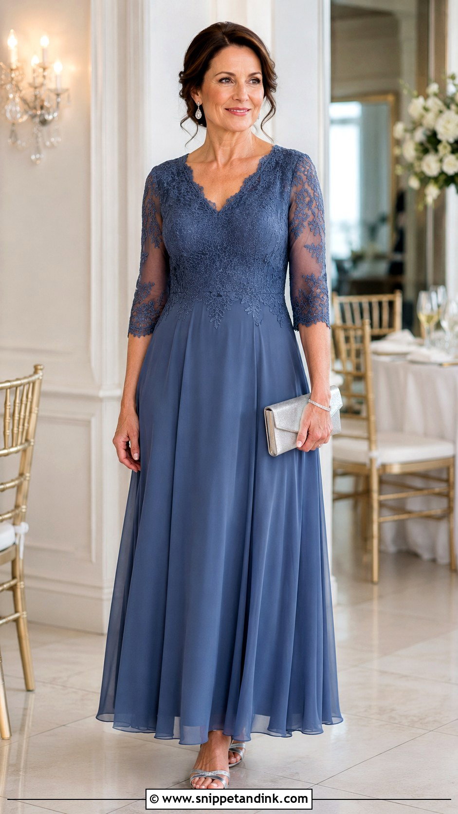 Mother Of The Bride Aline Gown Outfit - Snippet and Ink - 25 Aline Gown Ideas