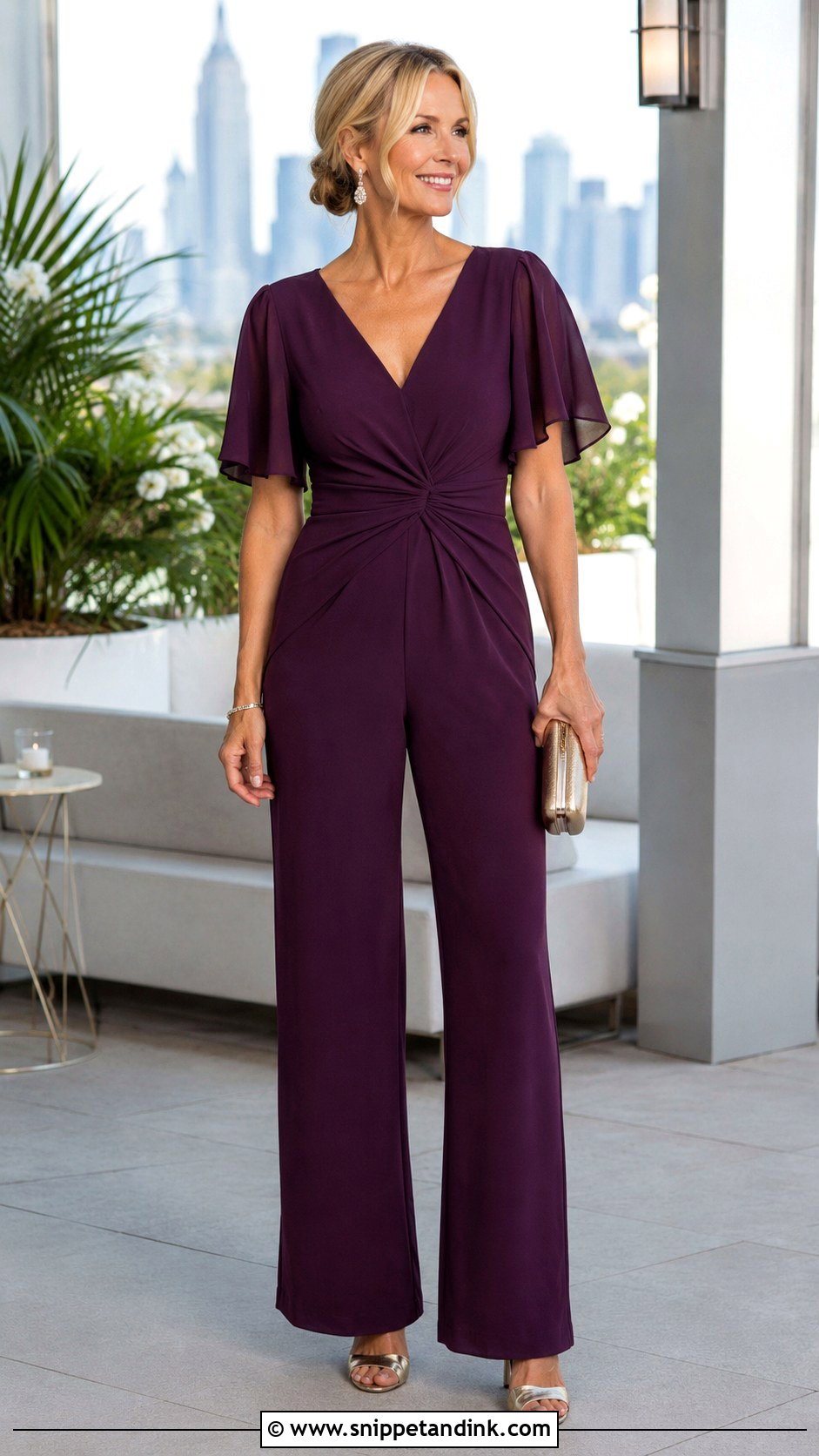 Mother Of The Bride Jumpsuit - Snippet and Ink - 25 Brides Mom Ideas