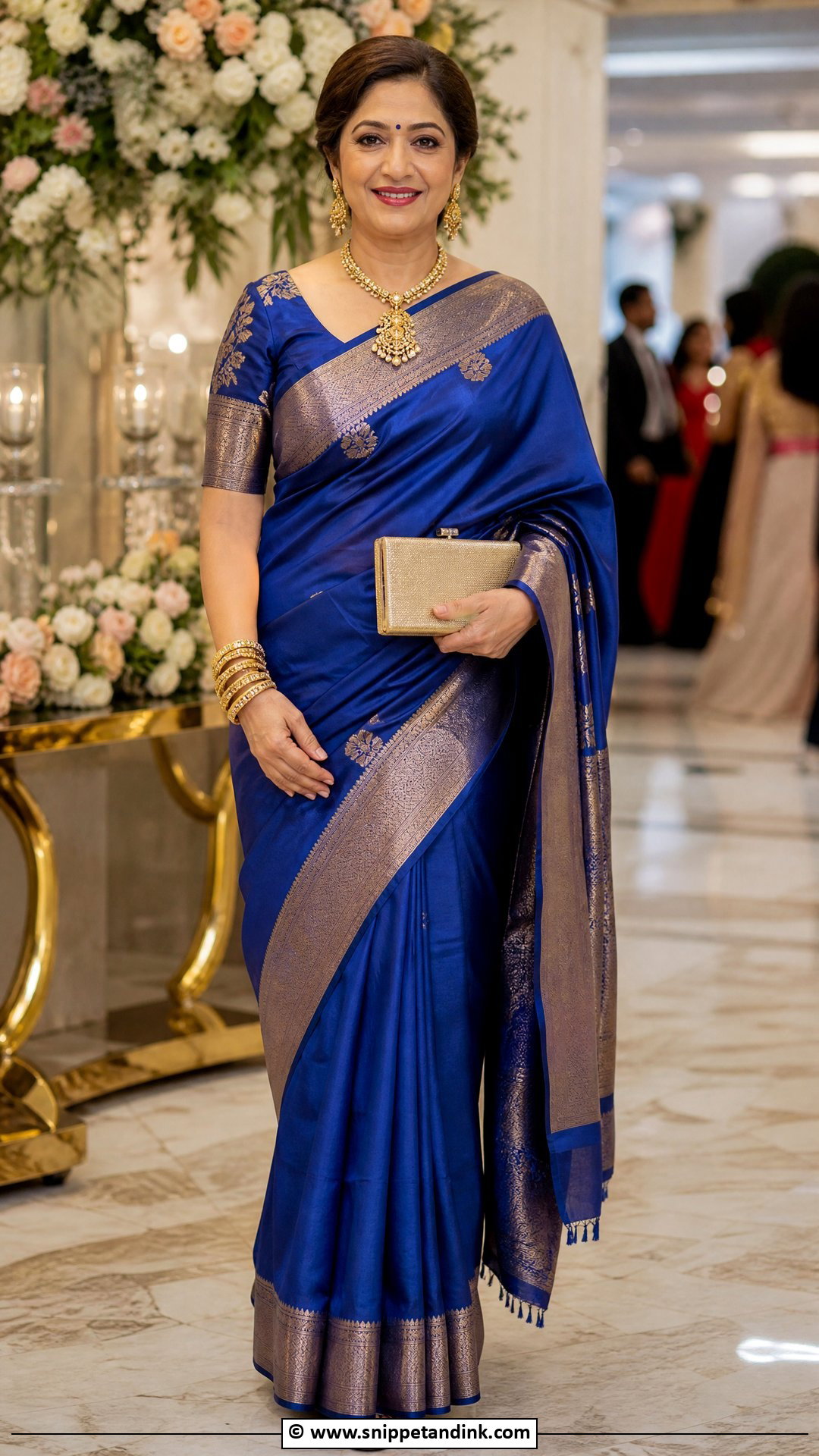 Mother Of The Bride Saree Outfit - Snippet and Ink - 35 Indian Wedding Dress Ideas