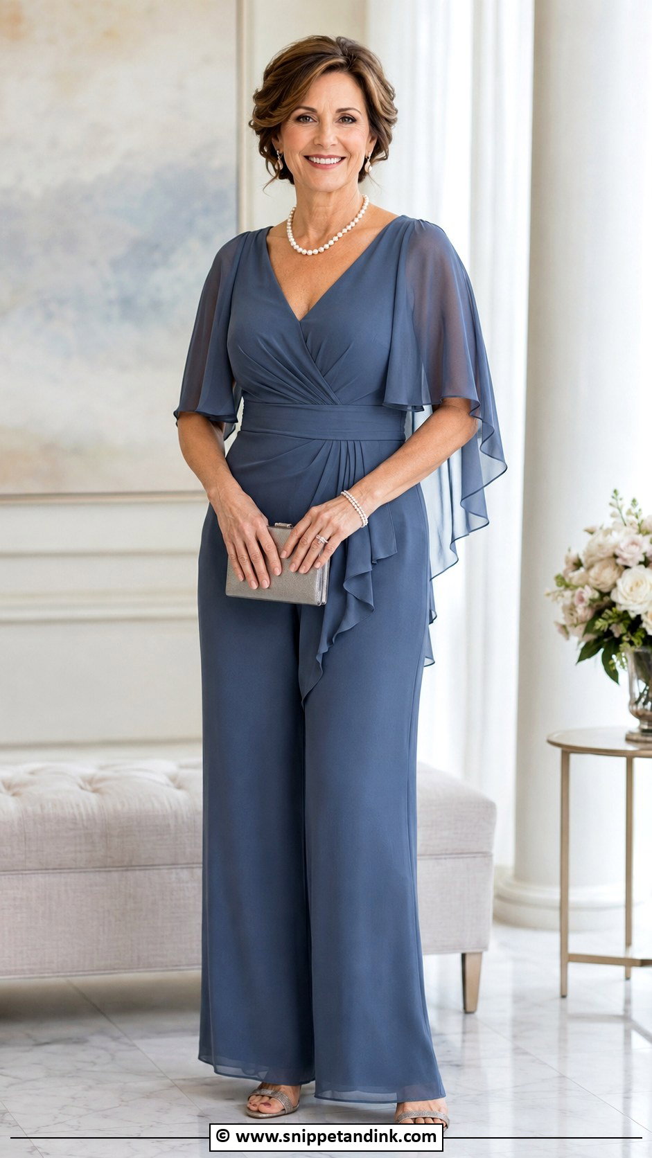 Mother Of The Bride Wedding Jumpsuit - Snippet and Ink - 30 Wedding Jumpsuit Ideas