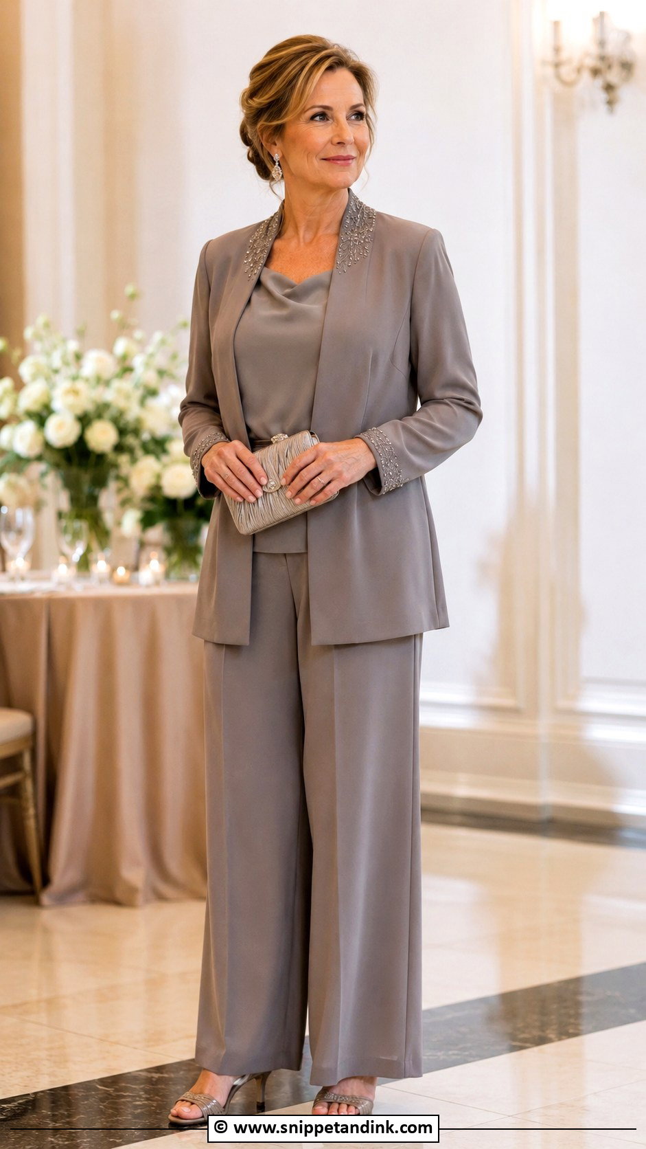 Mother Of The Groom Pantsuit - Snippet and Ink - 25 Wedding Pantsuit Ideas