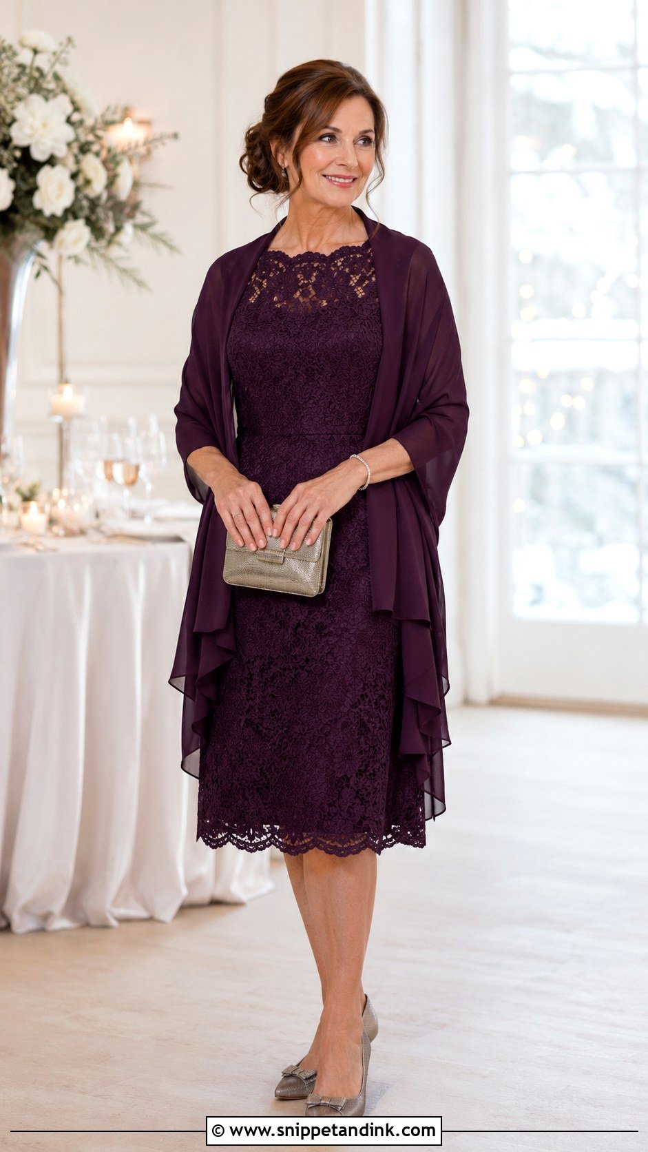 Mother Of The Groom Winter Wedding Outfit - Snippet and Ink - 30 Winter Wedding Outfit Ideas