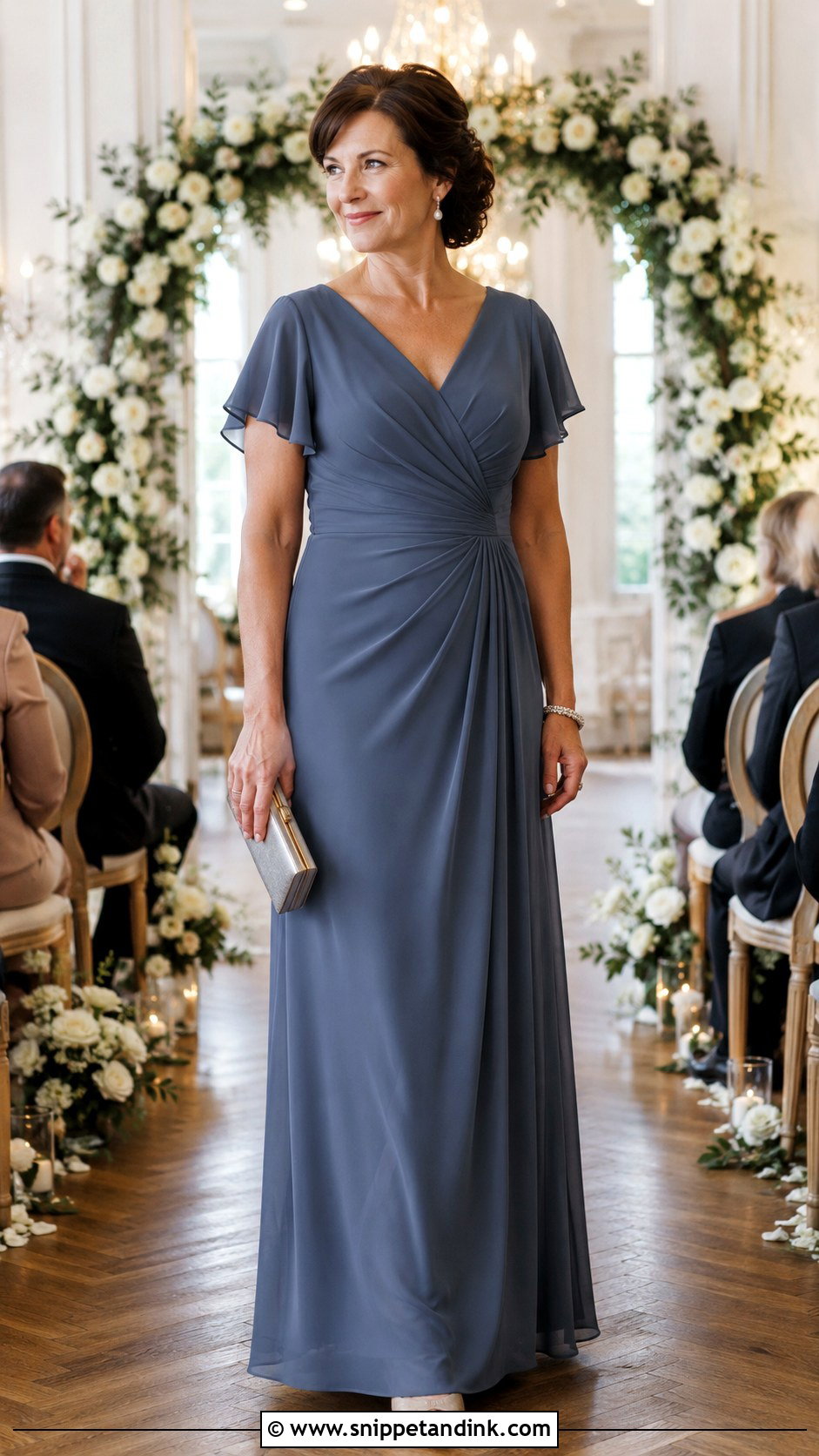 Motherly Maid Of Honor Gown - Snippet and Ink - 25 Elegant Maid of Honor Gown Ideas