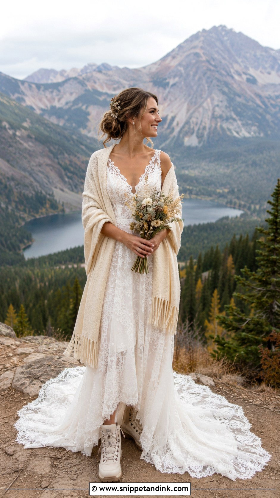 Mountain Boho Elopement Dress - Snippet and Ink - 20 Boho Elopement Dress Ideas